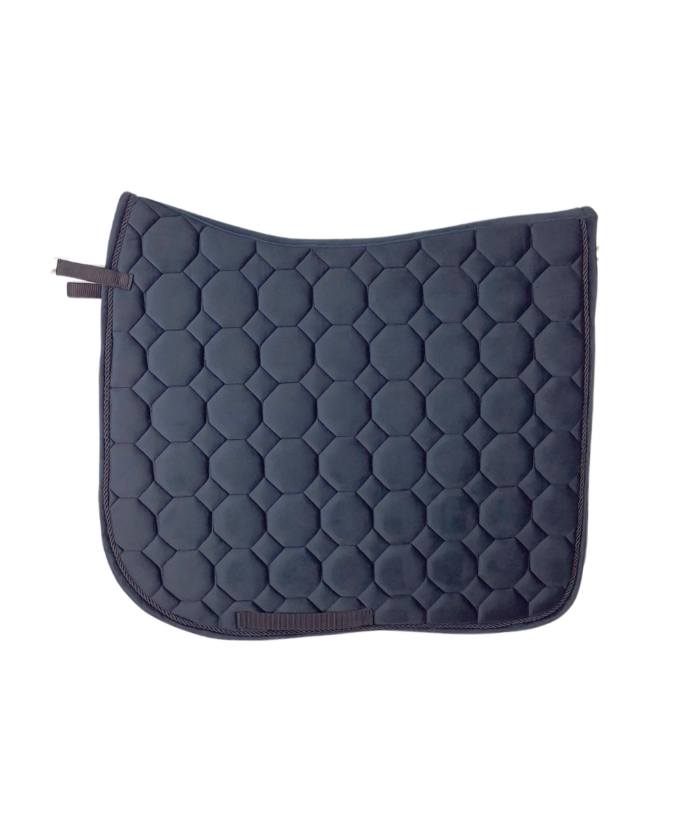 CAMEO DRESSAGE SADDLECLOTH BLACK: Equestrian Horse Riding Pad - Available at Equiflair