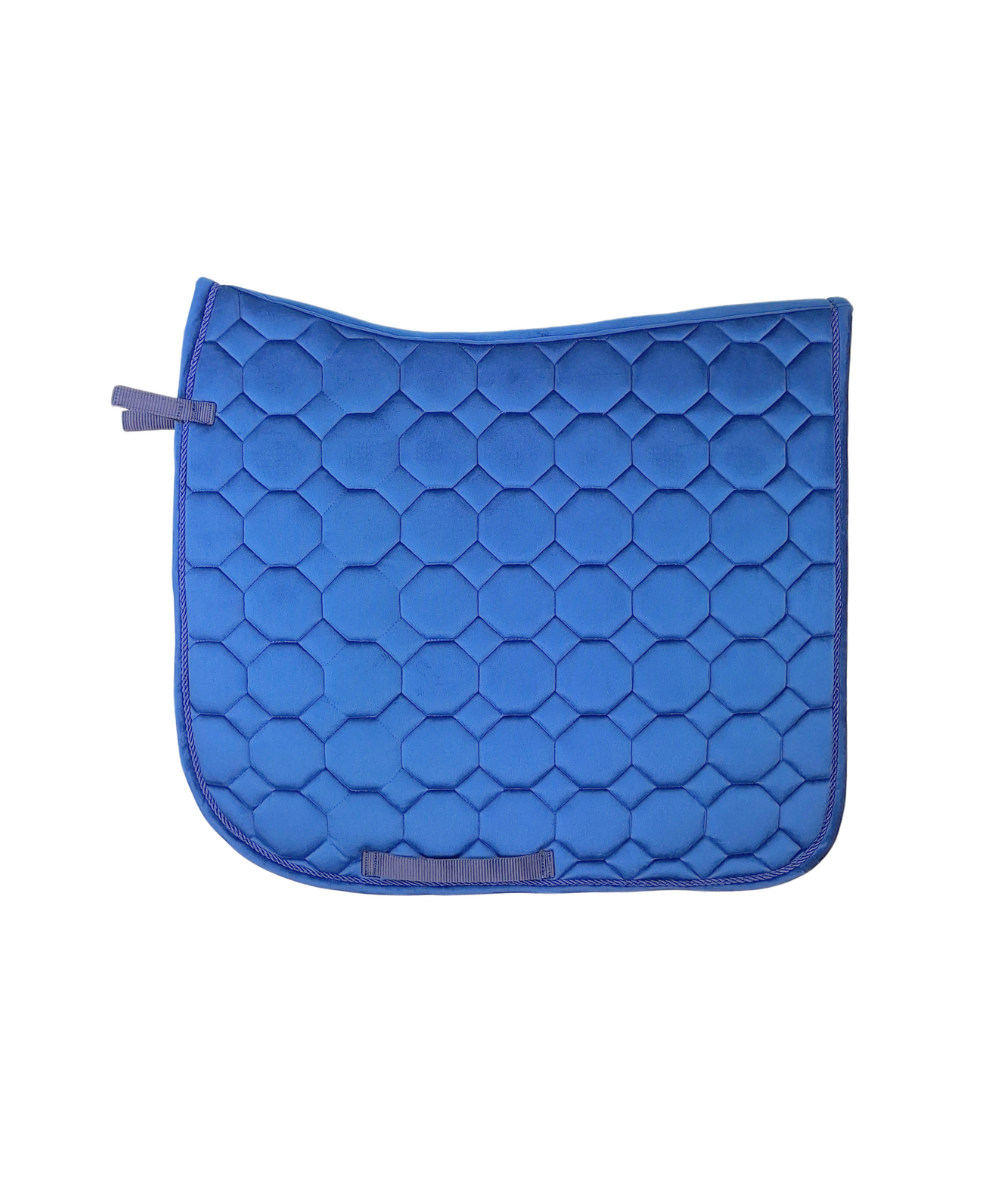 Blue Suede Dressage Saddle Pad - Equine Comfort & Style | Horse Tack
