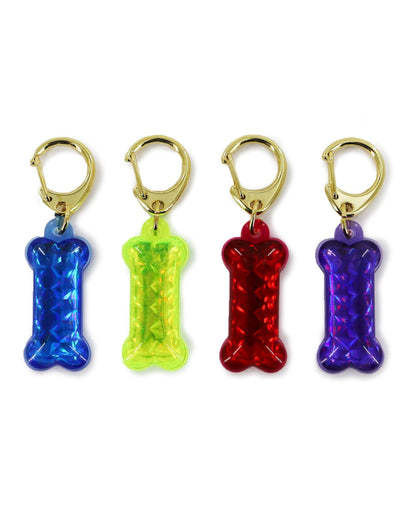 Ancol Dog ID Tag - Reflective Bone Shape - Equiflair