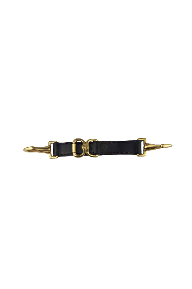 Ecorider Newmarket Attachment: Vegetable Tanned Leather & Brass Equestrian Tack - Shop Equiflair