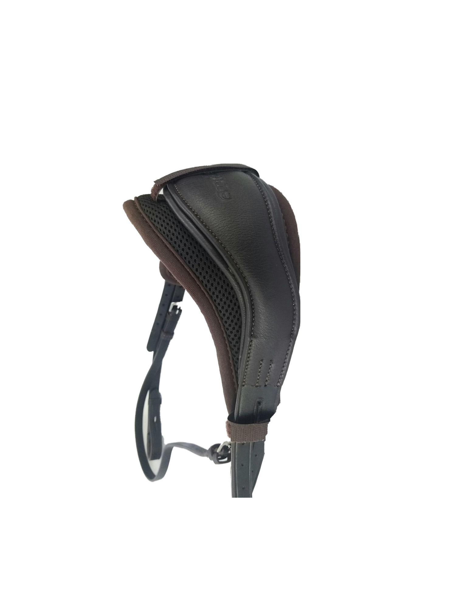 Ecorider Poll Guard Black - Apollo Air Mesh Horse Bridle Accessory - Poll Protection