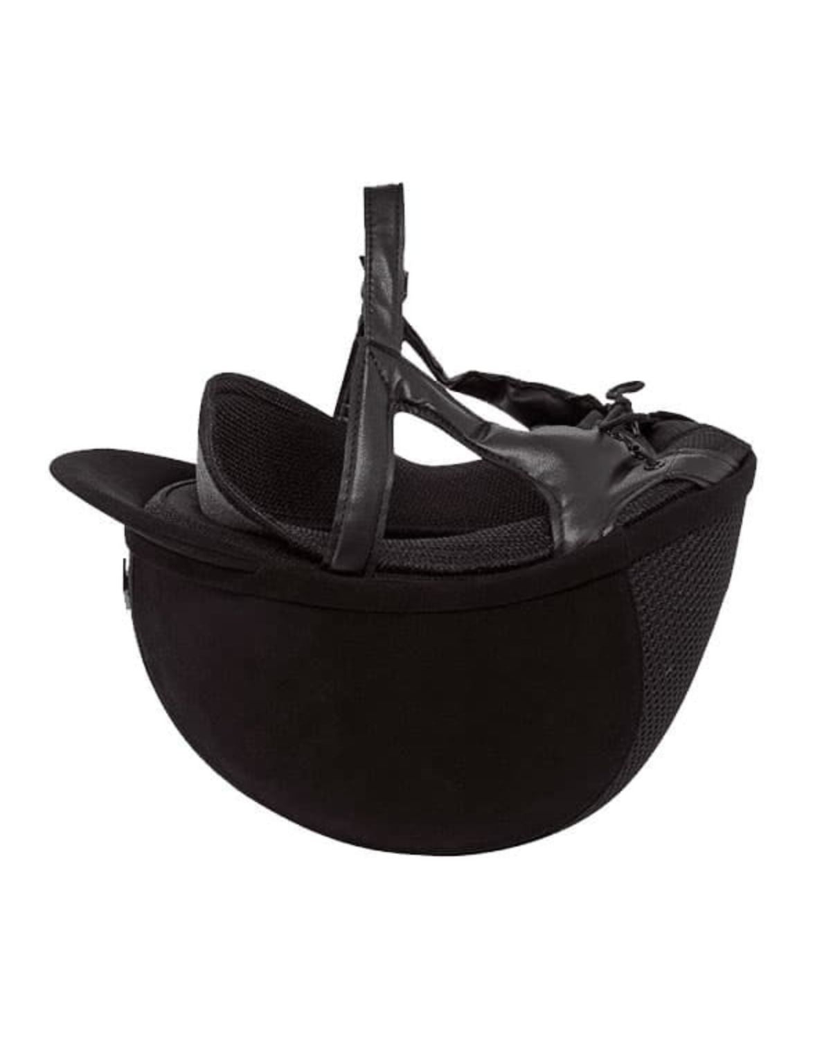 CHARLES OWEN AYR8 PLUS HELMET BLACK/SILVER view inside