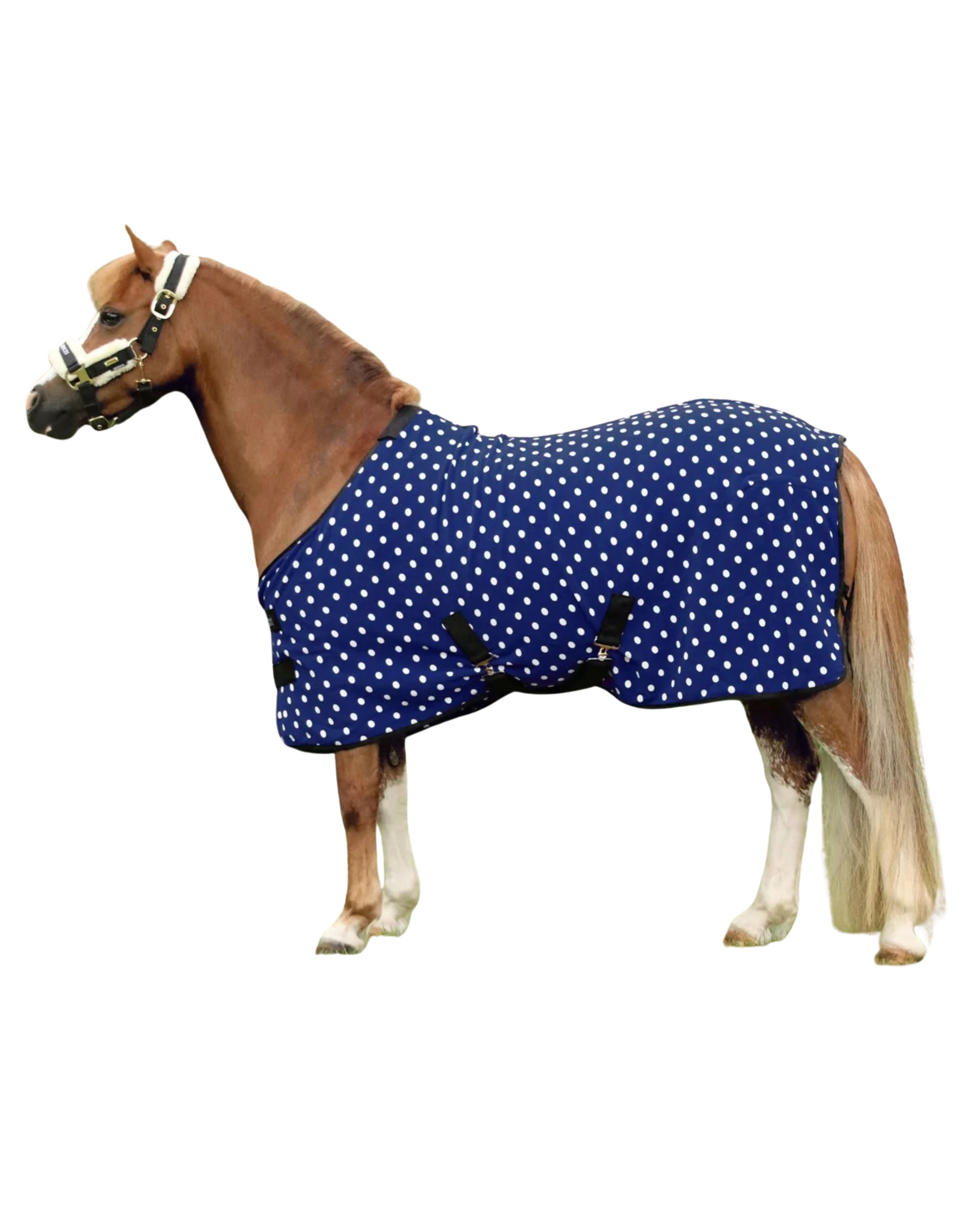 Supreme Products Dotty Fleece Rug - Noble Navy