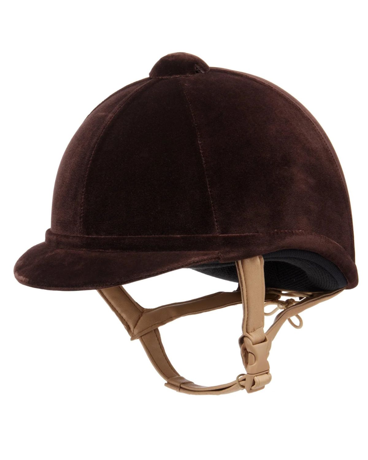 Charles Owen Hampton Brown Riding Helmet - Equestrian Safety Gear