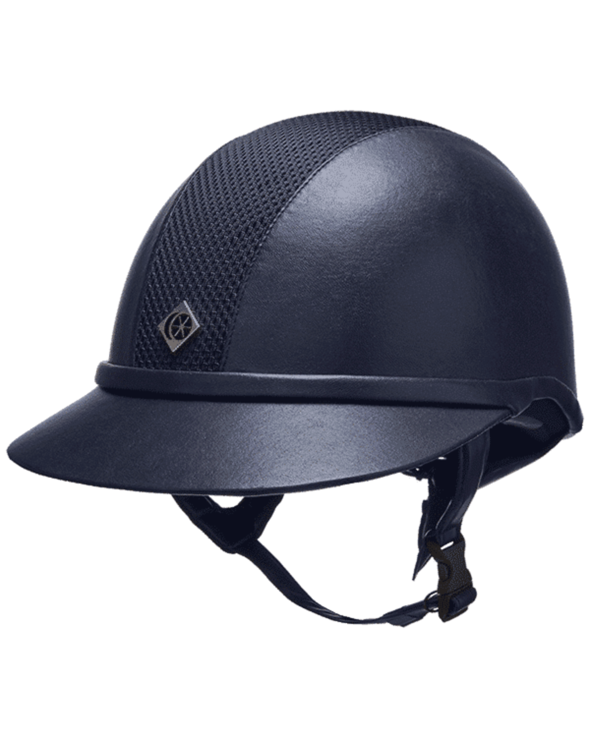 Charles Owen SP8 Plus Navy Riding Helmet: Equestrian Safety with Sun Protection Brim