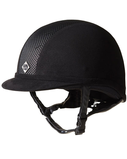 Charles Owen Ayr8 Plus Black & Silver Riding Helmet | Equestrian Safety Gear