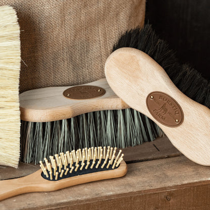 Borstiq Original Shaped Horse Grooming Kit: Brushes, Hoof Pick & Mane Brush by Equiflair - Quality Horse Care Products