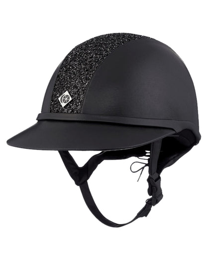 Charles Owen SP8 Plus Black Sparkly Riding Helmet | Equestrian Protective Gear