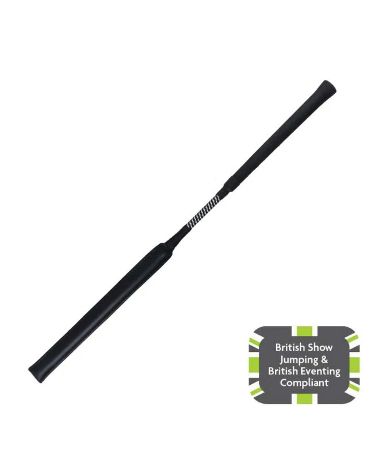 Woof Wear Junior Jump Bat Black: Equestrian Riding Crop for Young Riders