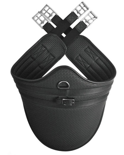 Hy Equestrian Waffle Stud Girth Long Black