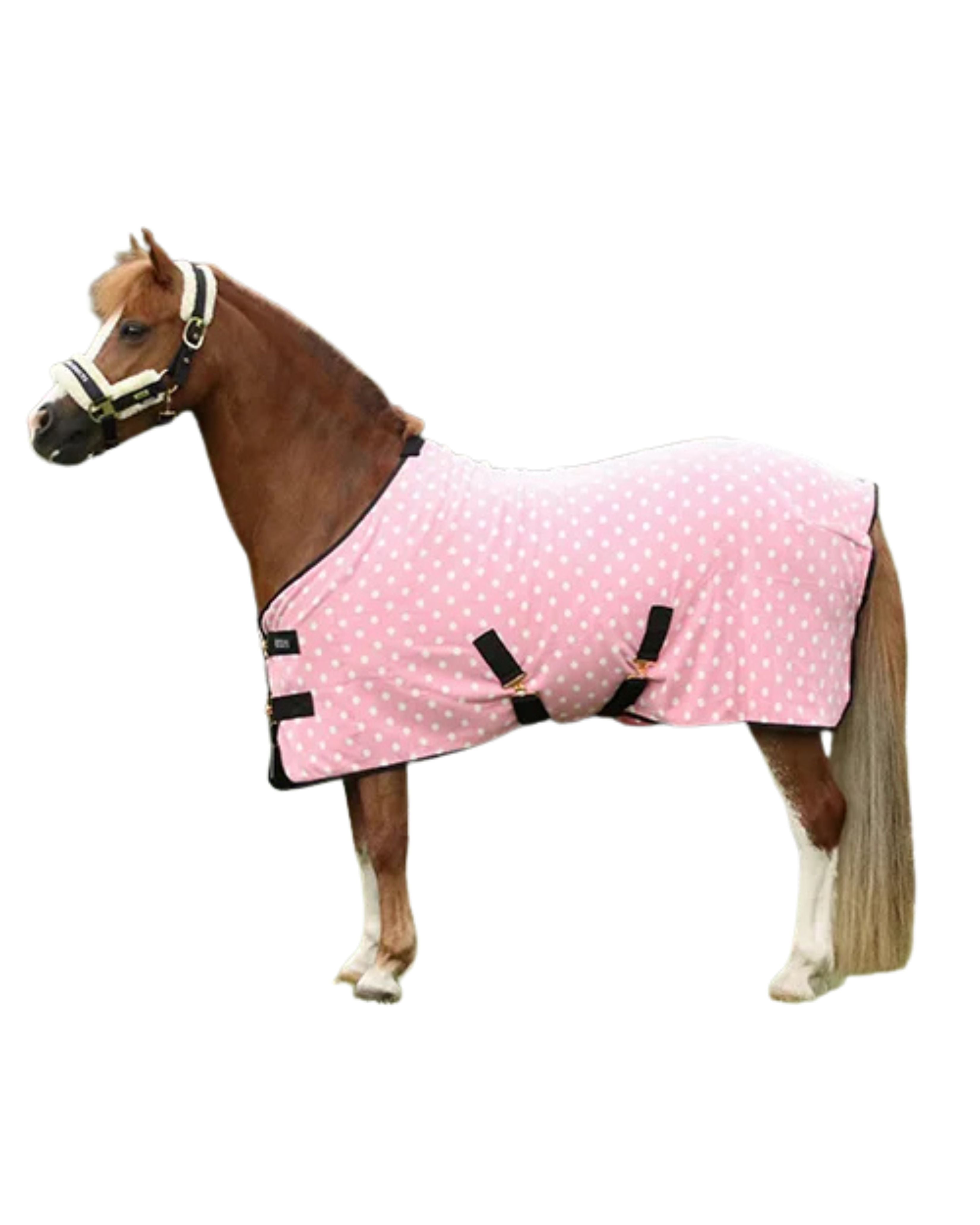Supreme Products Dotty Fleece Rug - Pretty Pink
