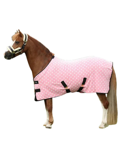 Supreme Products Dotty Fleece Rug - Pretty Pink