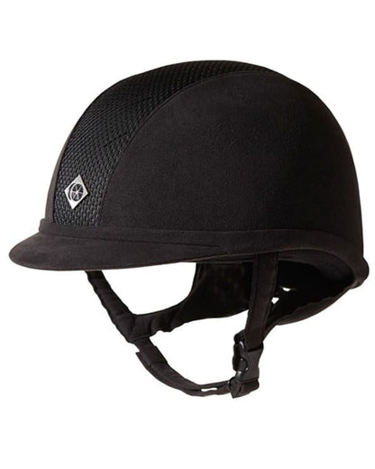 Charles Owen Ayr8 Plus Riding Helmet - Black Equestrian Helmet with Ventilation and GRpx Harness