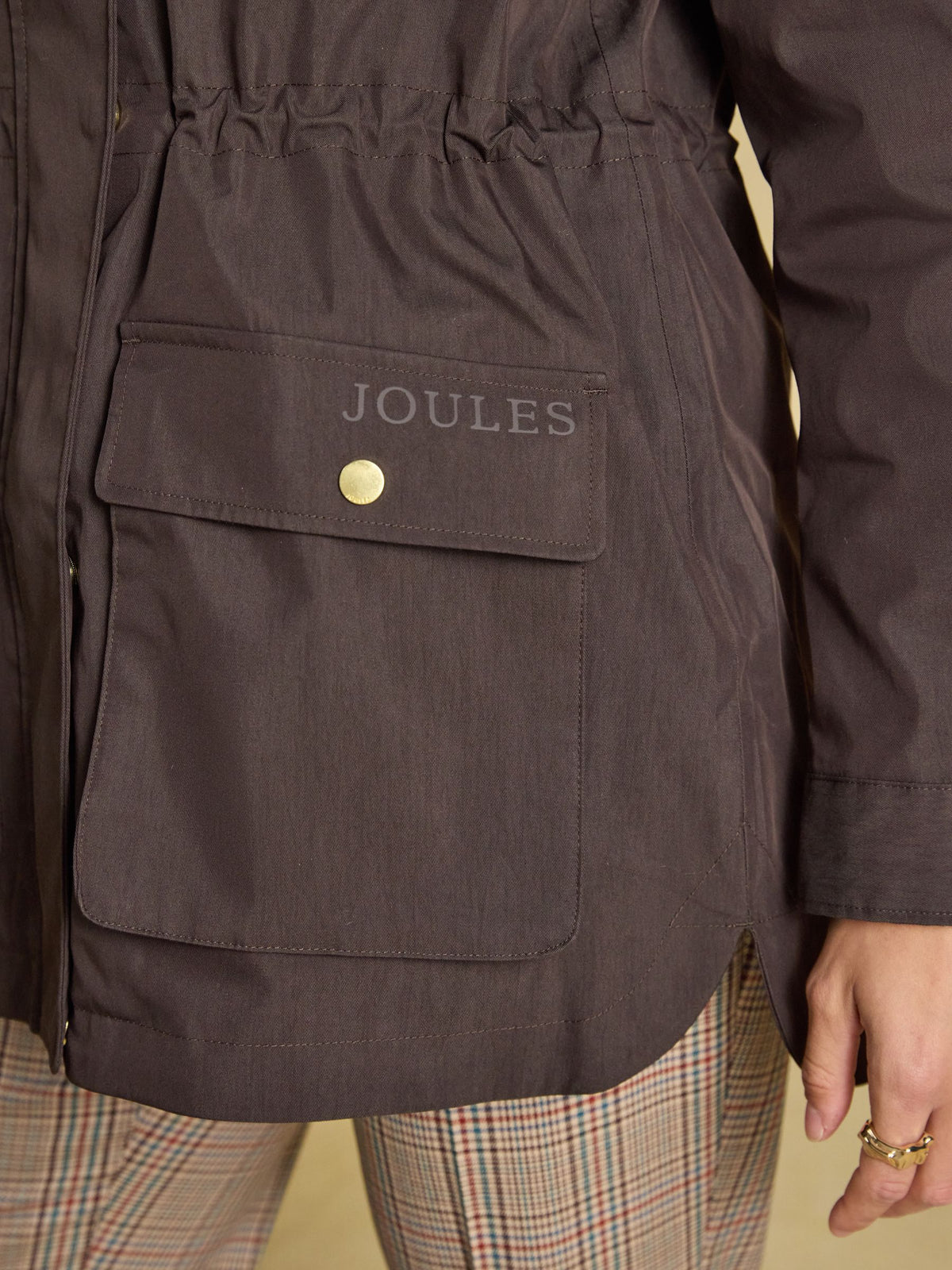 Joules Portwell Waterproof Raincoat With Hood