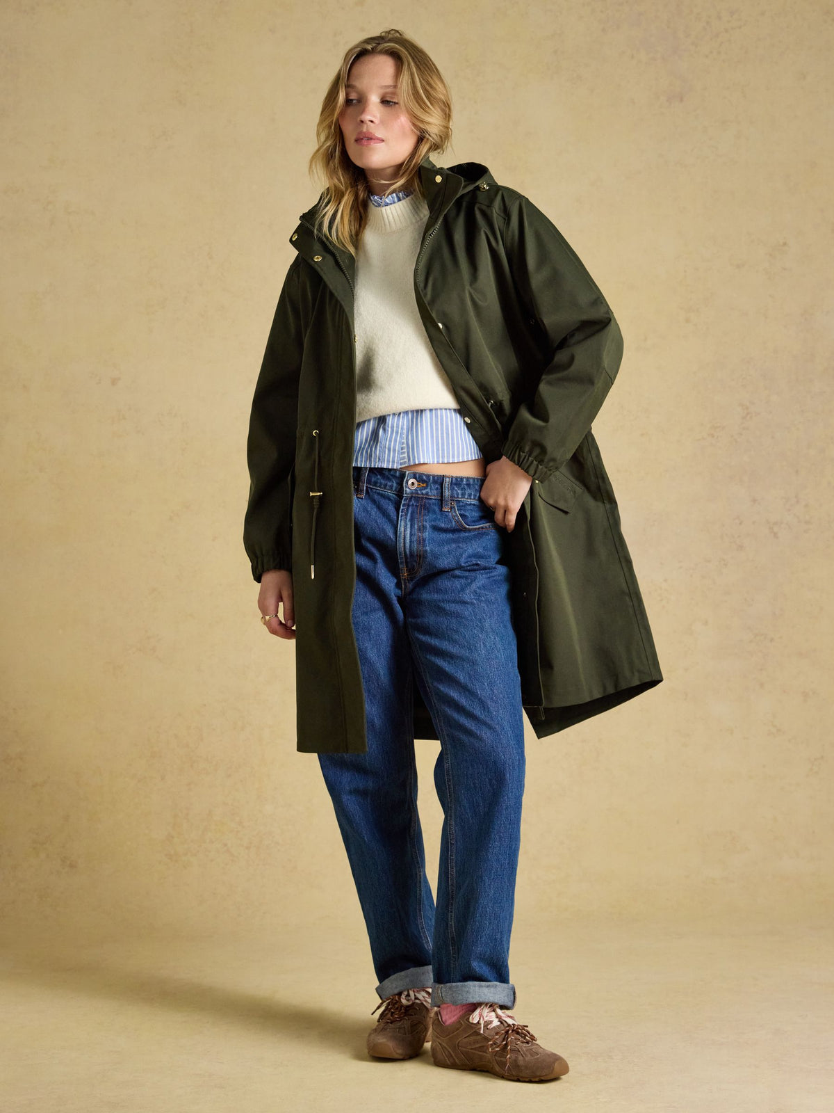 Women's Joules Stormwell Waterproof Longline Raincoat
