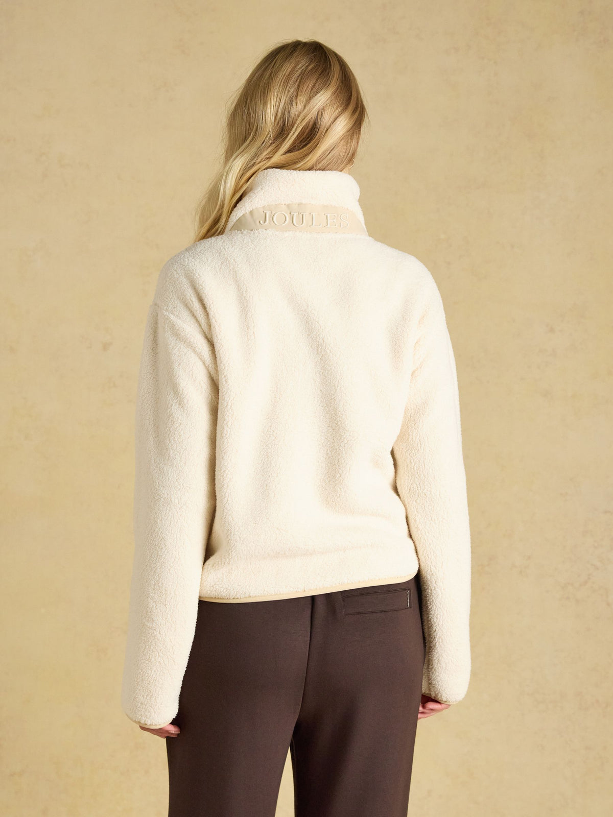 Women's Joules Cropped Quarter Zip Fleece