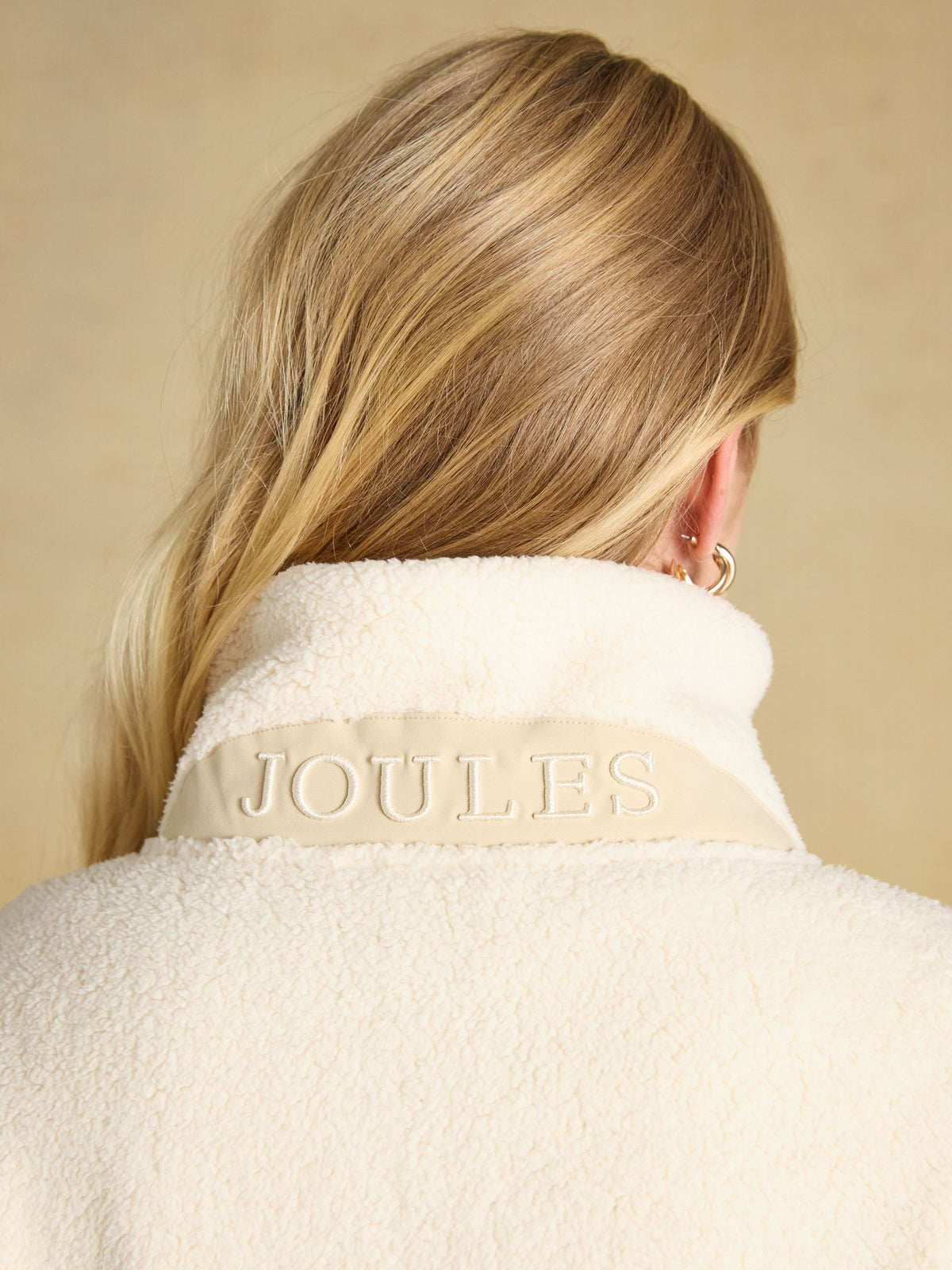 Women's Joules Cropped Quarter Zip Fleece