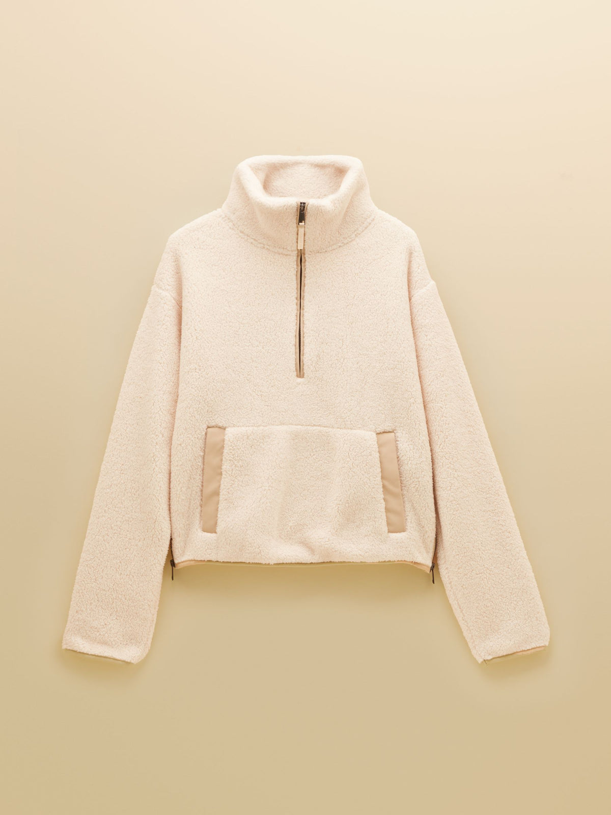 Women's Joules Cropped Quarter Zip Fleece