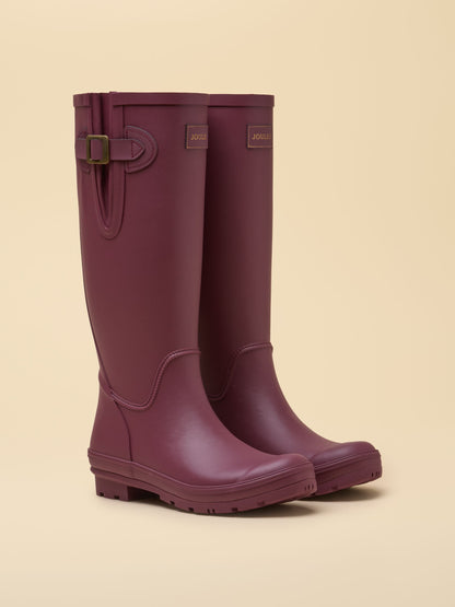 Women's Joules Houghton Berry Red Adjustable Tall Wellies