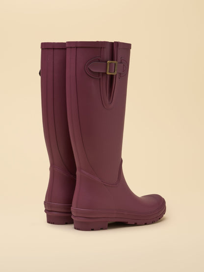 Women's Joules Houghton Berry Red Adjustable Tall Wellies