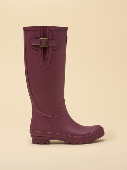 Women's Joules Houghton Berry Red Adjustable Tall Wellies