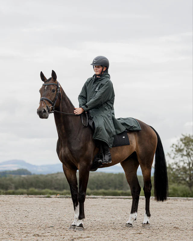 EQUIDRY Evolution Men's Thick Fleece Black Forest Green/Grey