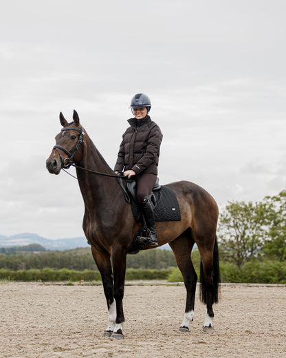EQUIDRY Talia Women's Waterproof Puffer Jacket Brown