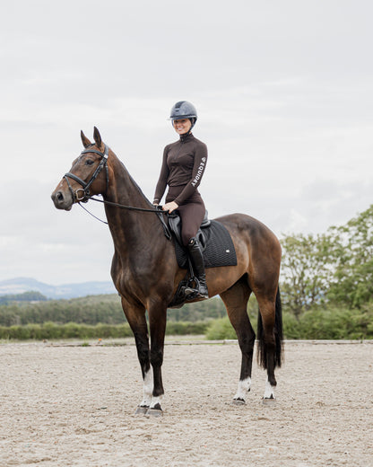 EQUIDRY Women's Water Repellent Base Layer Brown/White