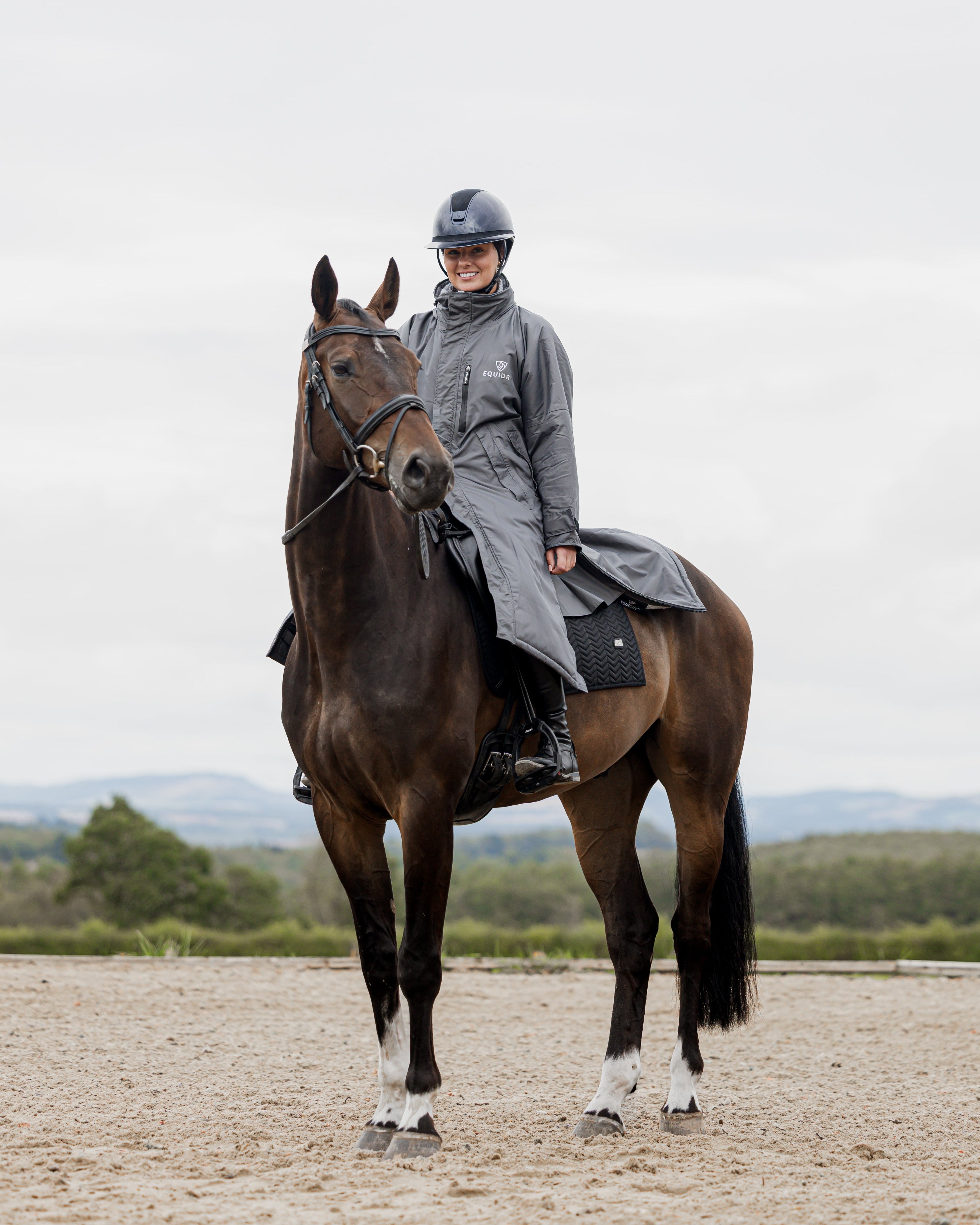 EQUIDRY Evolution Women's Thin Fleece Grey/Grey