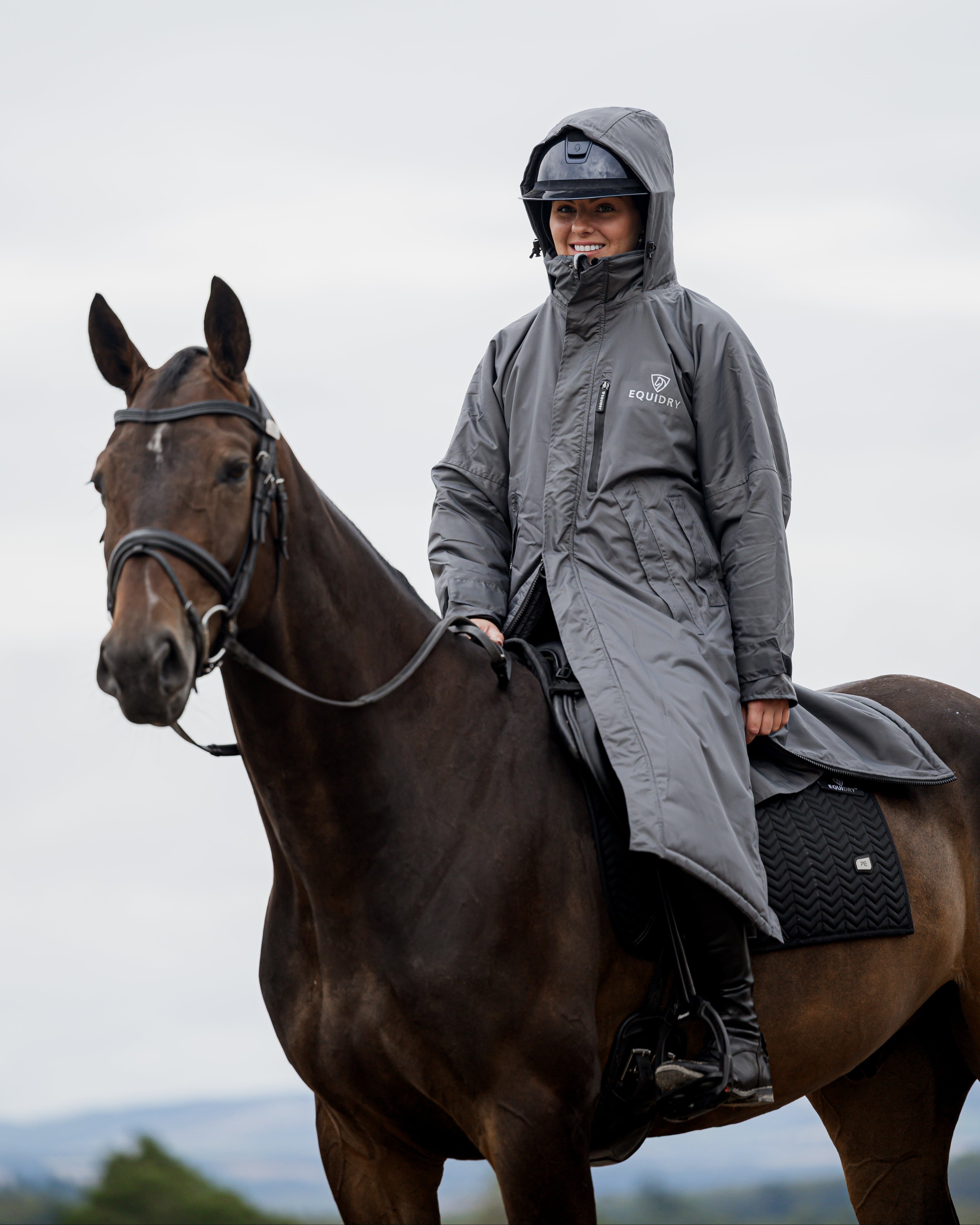 EQUIDRY Evolution Women's Thin Fleece Grey/Grey