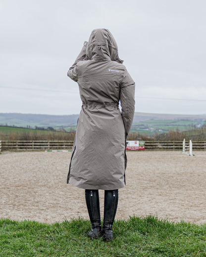 Aura Women's Raincoat Taupe