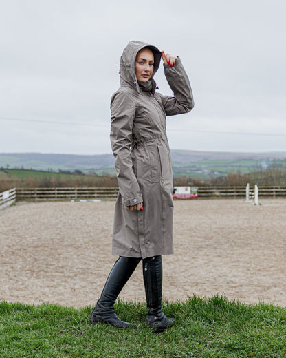 Aura Women's Raincoat Taupe