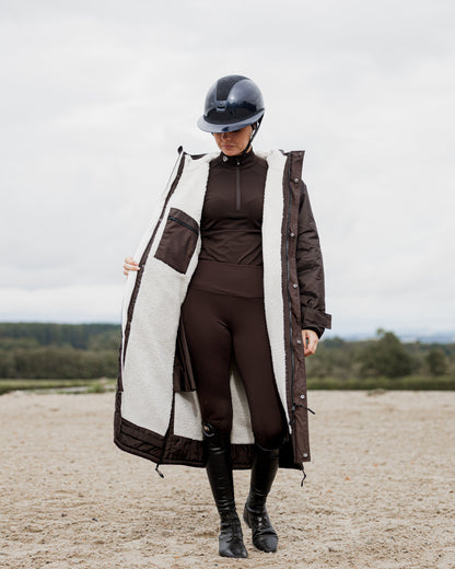 EQUIDRY Evolution Women's Thick Fleece Rich Brown