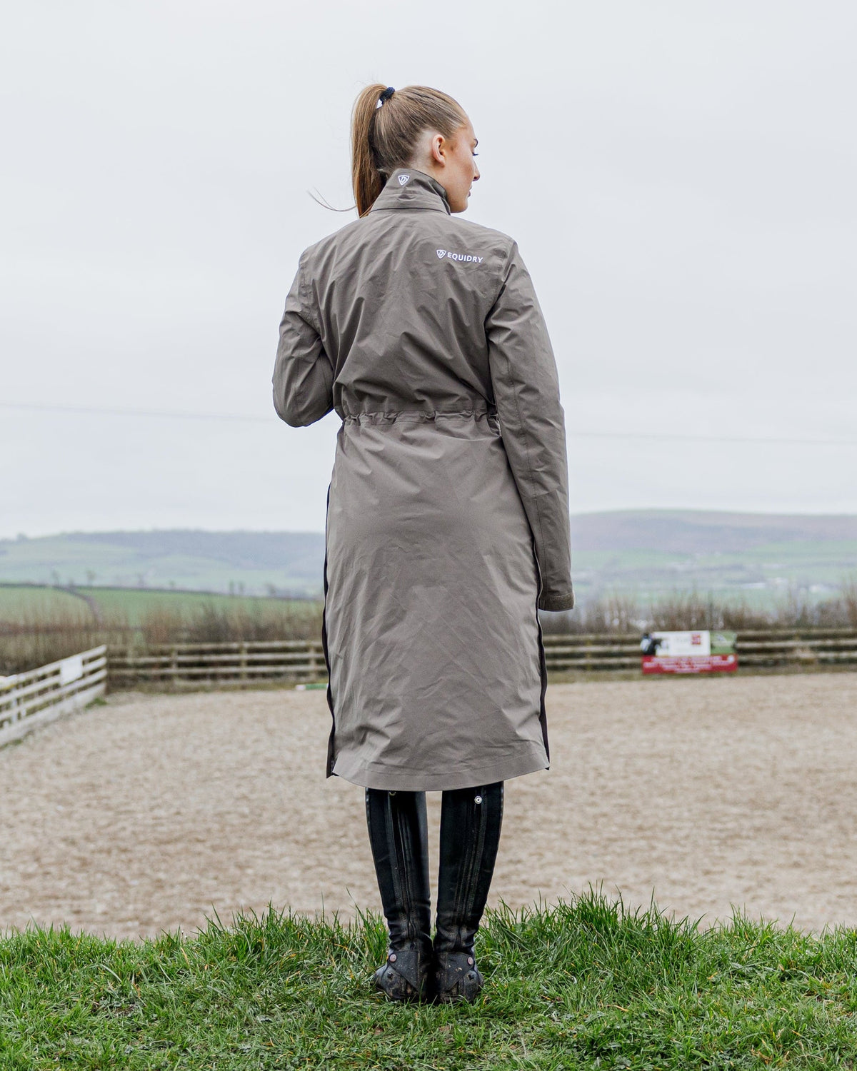 Aura Women's Raincoat Taupe