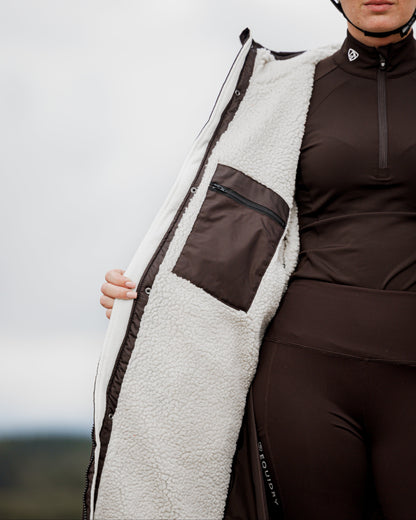 EQUIDRY Evolution Women's Thick Fleece Rich Brown