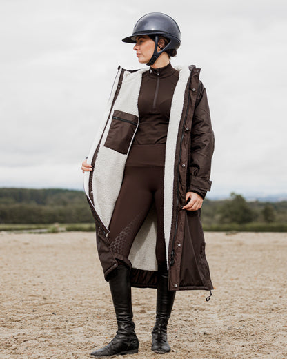 EQUIDRY Evolution Women's Thick Fleece Rich Brown