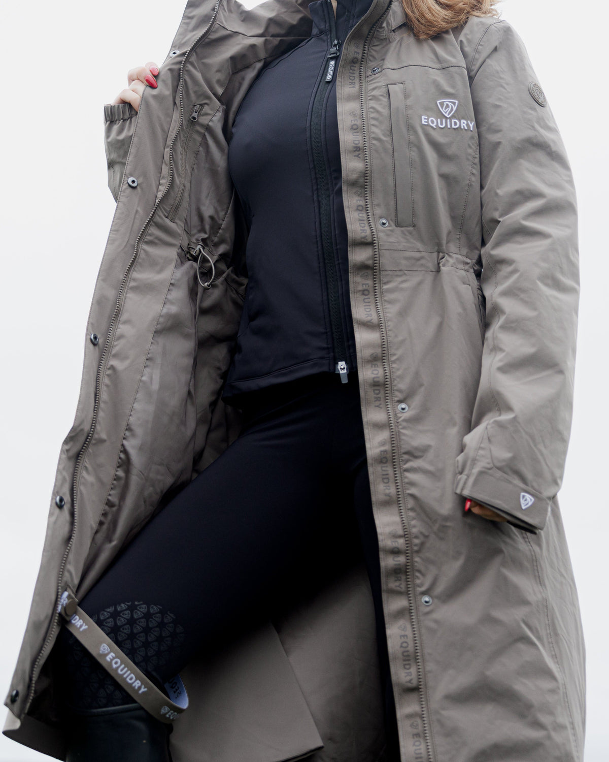 Aura Women's Raincoat Taupe
