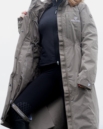 Aura Women's Raincoat Taupe
