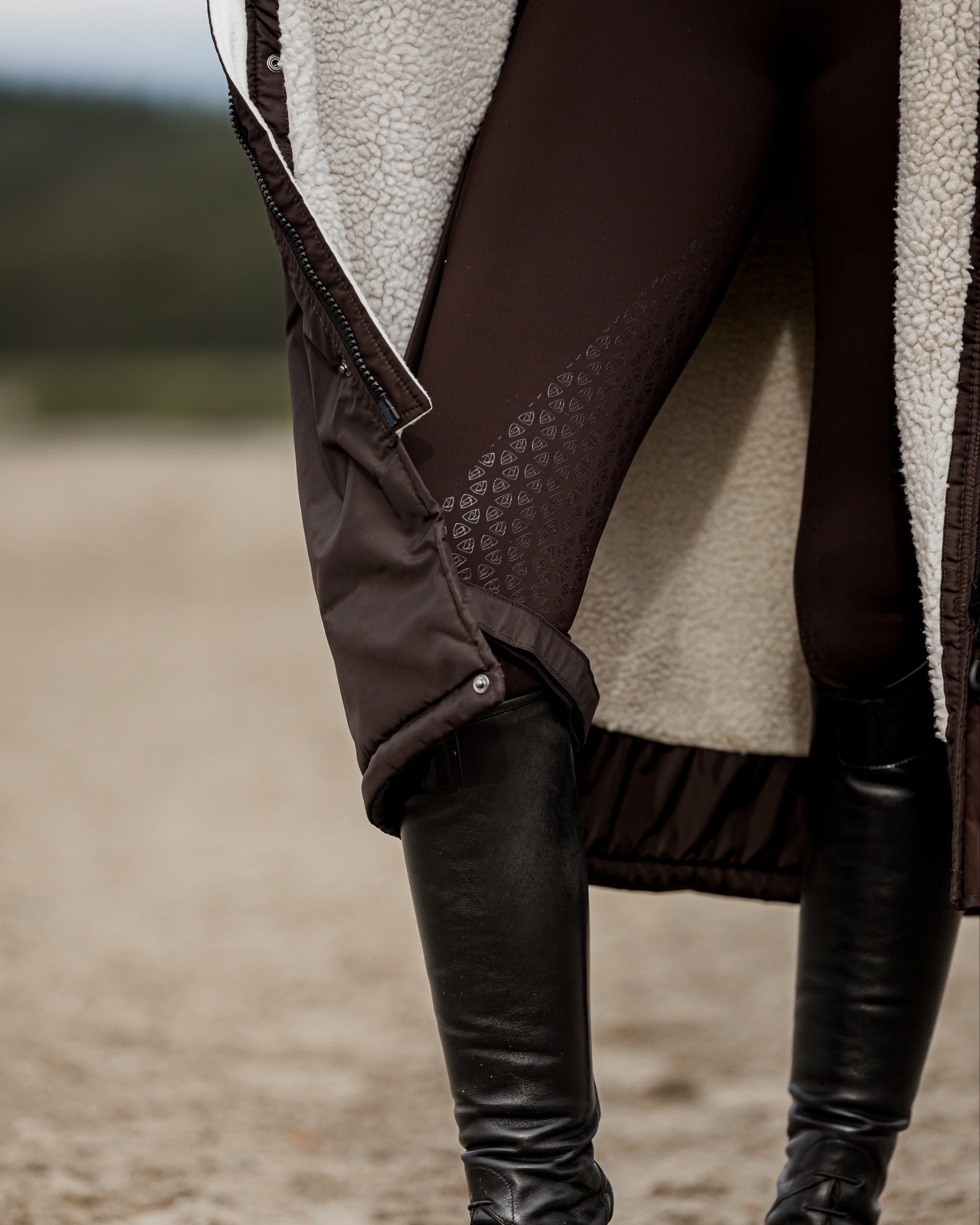 EQUIDRY Evolution Women's Thick Fleece Rich Brown