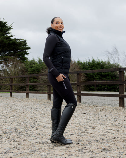 Women's EQUIDRY Torrent Padded Gilet Black