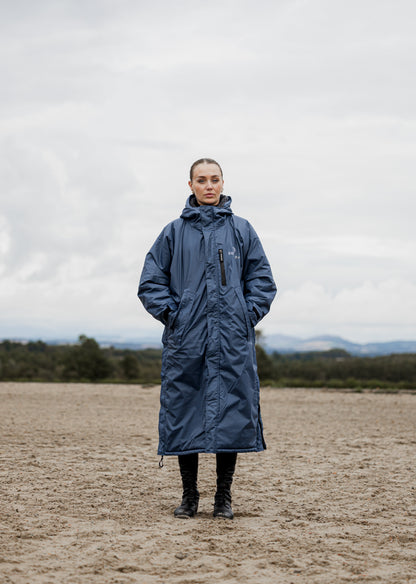 EQUIDRY Evolution Steel Blue Women's Waterproof Riding Coat | Equiflair