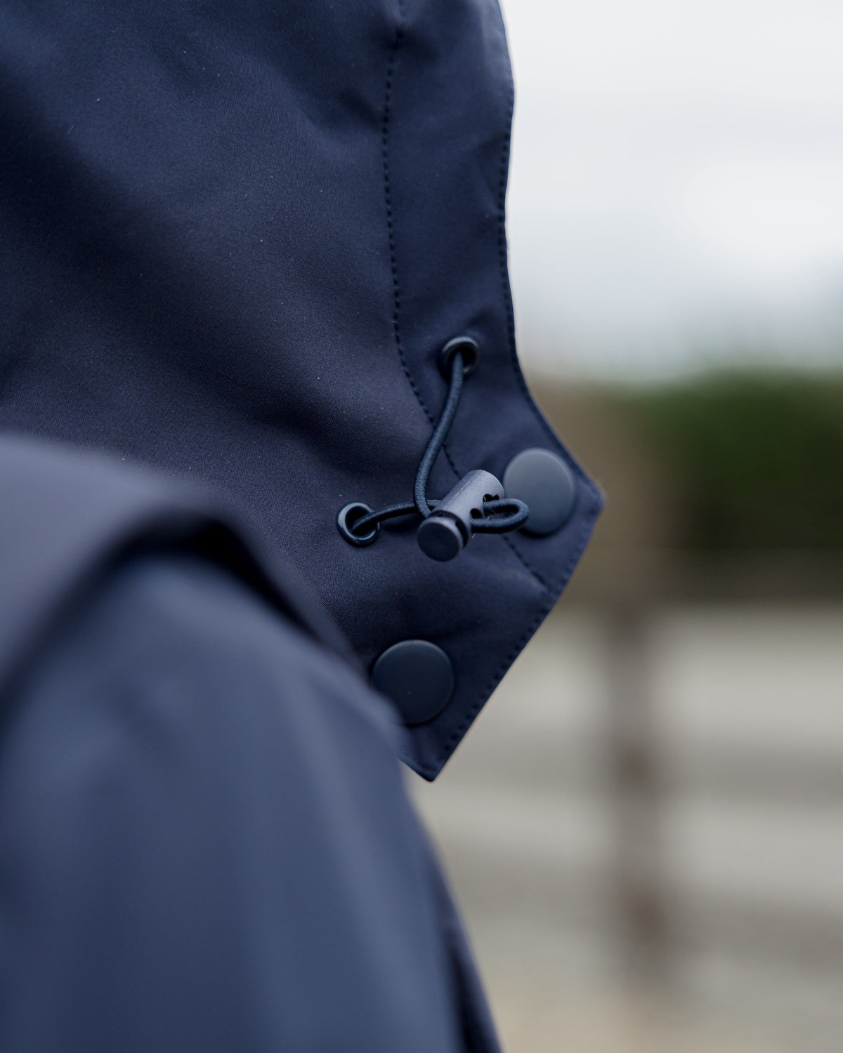 EQUIDRY Torrent Navy Padded Riding Gilet for Women - Water-repellent & Windproof