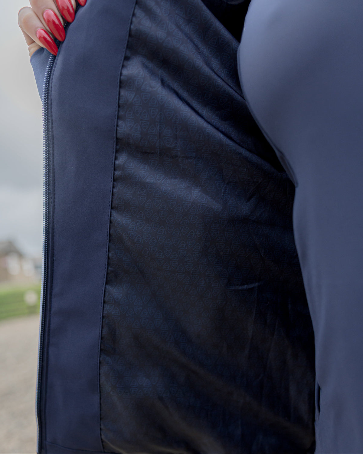 Women's Equidry Torrent Padded Gilet Navy - Water-repellent & Windproof Riding Vest