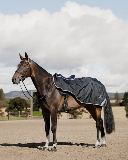 EQUIDRY Waterproof Exercise Sheet Thick Black/Black