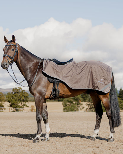 EQUIDRY Waterproof Exercise Sheet Thick Taupe