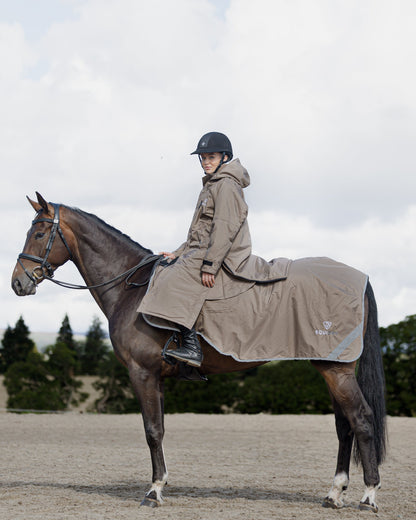 EQUIDRY Waterproof Exercise Sheet Thick Taupe