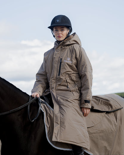 EQUIDRY Waterproof Exercise Sheet Thick Taupe