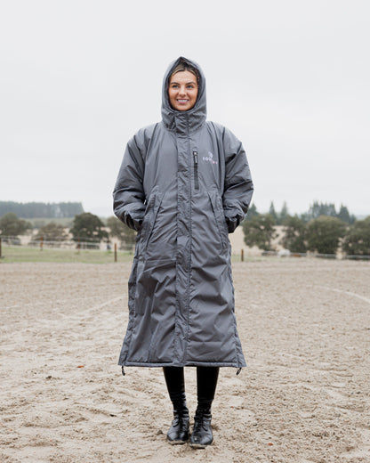 EQUIDRY Evolution Women's Thick Fleece Grey/Pale Pink