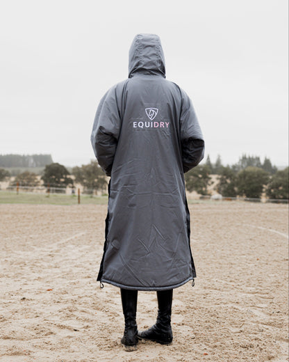 EQUIDRY Evolution Women's Thick Fleece Grey/Pale Pink