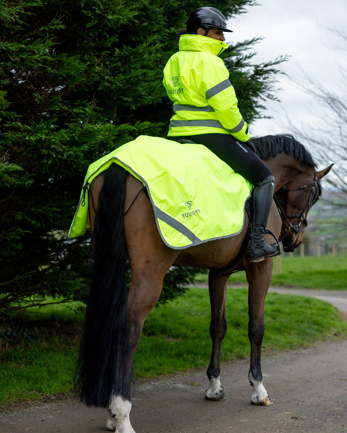Waterproof Exercise Sheet Hi-Vis Yellow Equidry